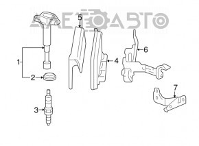Block ECU engine computer Honda CRV 12-13