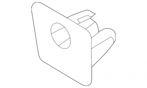 Front bumper parking sensor mount, right, Audi A6 C7 16-18
