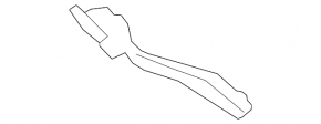 Hood hinge right Subaru XV Crosstrek 18-23