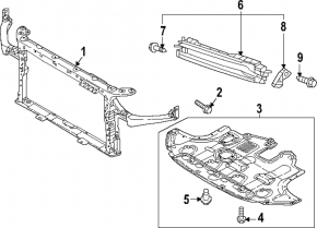 Hyundai Ioniq 5 22-24 TV radiator panel