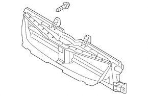 Radiator Deflector Blinds Kia Optima 14-15 Hybrid