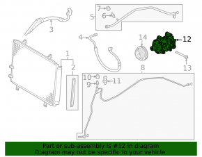 Lexus ES350 13-18 Air Conditioning Compressor