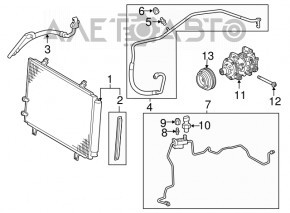 Lexus ES350 13-18 Air Conditioning Compressor
