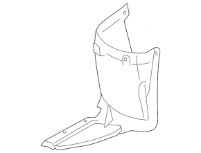 Front left fender liner Audi A3 09-13