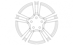 Wheel disk R20x11 Porsche Panamera 10-16