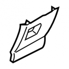 Left dashboard trim Ford Escape MK3 13-19 gray