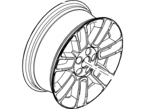 Wheel disk R18 5*114.3 Ford Flex 09-19 curb