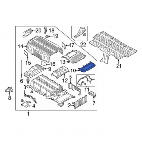HYBRID BATTERY CONTROL MODULE Ford C-max MK2 13-18