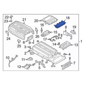 HYBRID BATTERY CONTROL MODULE Ford C-max MK2 13-18