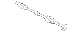 Front right axle shaft for Mazda CX-7 06-12