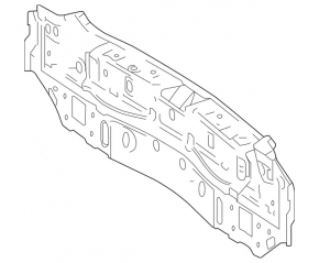 Mercedes GLA 15-20 rear panel