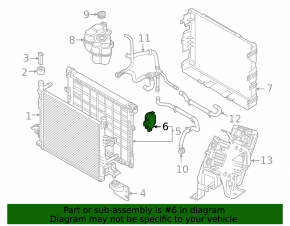 Audi Q4 e-tron 22-26 radiator deflector shutter motor