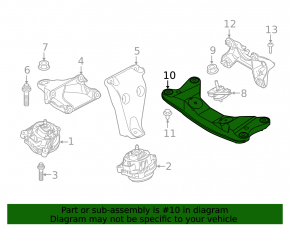 Traverse automatic transmission BMW F30 17-18 rwd B46