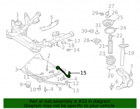 Front right transverse control arm BMW X3 E83 03-10