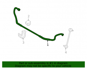 Front stabilizer BMW 335i e92 07-13
