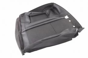 2nd row rear seat back trim left Buick Encore 17-22 black leather with black cloth combination