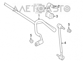 Front stabilizer Toyota Camry v40 rusty