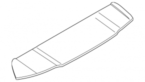 BMW X3 G01 18-24 trunk lid spoiler, upper part