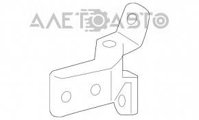 Lower rear right door hinge for Toyota Highlander 14-19