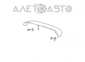 Toyota Highlander 2001-2007 Tailgate Spoiler