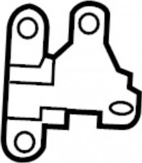Lower rear right door hinge for Infiniti QX30 17-19