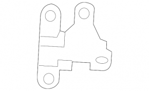 Lower rear right door hinge for Infiniti QX30 17-19