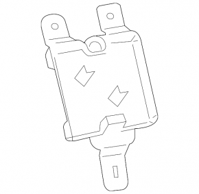 Bracket Keyless Entry-Control Module Chevrolet Volt 16-