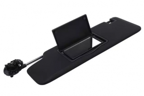 Left visor Chevrolet Camaro 16-23 coupe, black, without backlight