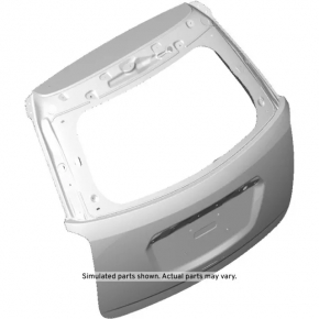 Naked tailgate with glass Chevrolet Equinox 10-17 white WA8624, dent, rubbed glass