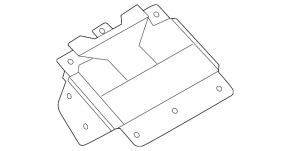 Nissan Rogue 14-20 passenger airbag in the dashboard