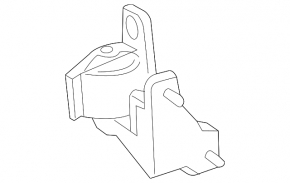 Door hinge lower front right Mercedes GLC 16-22