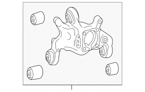 Rear left axle shaft Mercedes X247 GLB 20-26