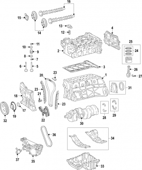 Piston Mercedes GLC 16-19 2.0