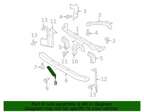 TV Mounting Bar Nissan Sentra 13-19 1.8