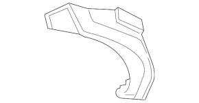 Left dashboard trim for start/stop button for Ford Escape MK3 17-19 graphite