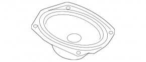 Rear Shelf Speaker Left Lincoln MKZ 17-20