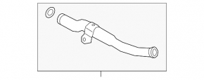 Metal cooling hose for Mazda CX-50 23-25 2.5T