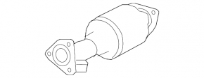 Catalyst Honda CRV 15-16 2.4
