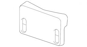 Cadillac CTS 14- Front License Plate Area