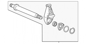 Intermediate shaft Buick Encore 13-19 awd