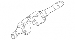Nissan Rogue 14-20 steering column switches under fog lights