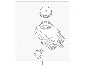 Nissan Pathfinder 13-20 Master Cylinder Reservoir