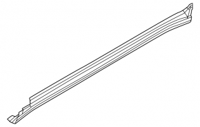 Left threshold for BMW X3 G01 18-24 M Sport, without illumination