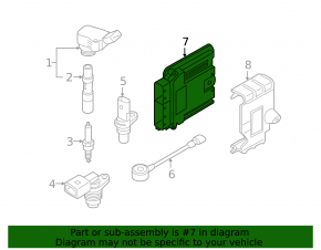 ECU block engine computer VW Jetta 19- 2.0T