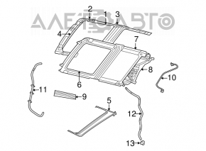 Hatch Mechanism Frame Dodge Challenger 09-14