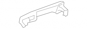 Lexus ES300h ES350 13-18 keyless outer rear right door handle