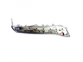 Jeep Grand Cherokee WL 21-25 lower right front panel trim in wood with chrome