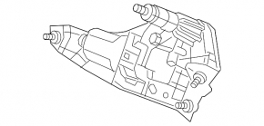 Rear wiper linkage with motor Honda CRV 17-22