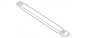 Trunk floor left VW Touareg 11-17 black