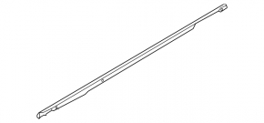 Molding door-glass central rear left Kia Sorento 16-20 chrome